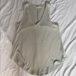 Women's Sleeveless V-Neck Top - Green